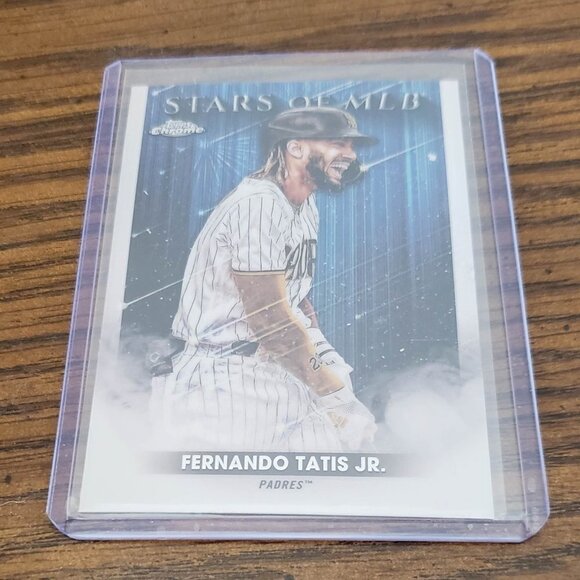 2022 Topps Chrome Fernando Tatis Jr Stars of the MLB San Diego Padres #SMLBC-17 - Picture 2 of 4
